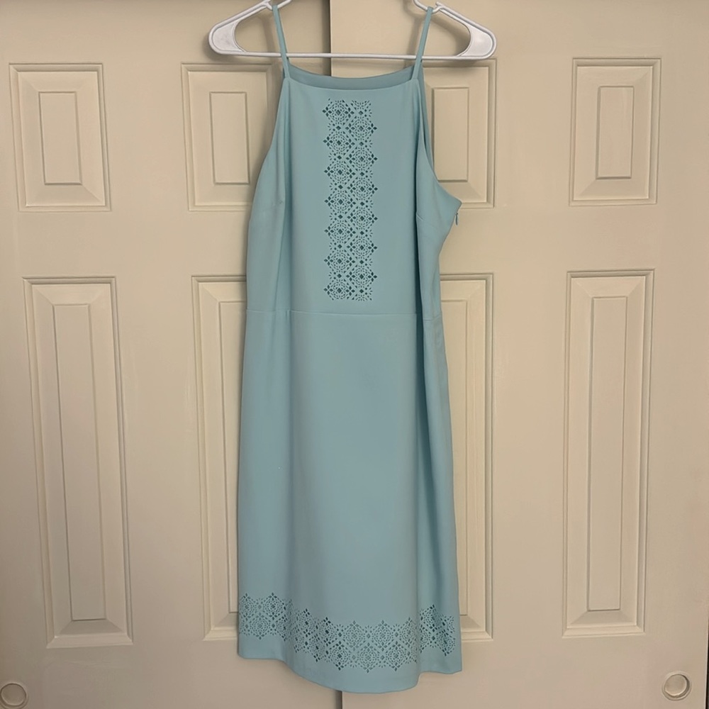 Banana Republic aqua dress